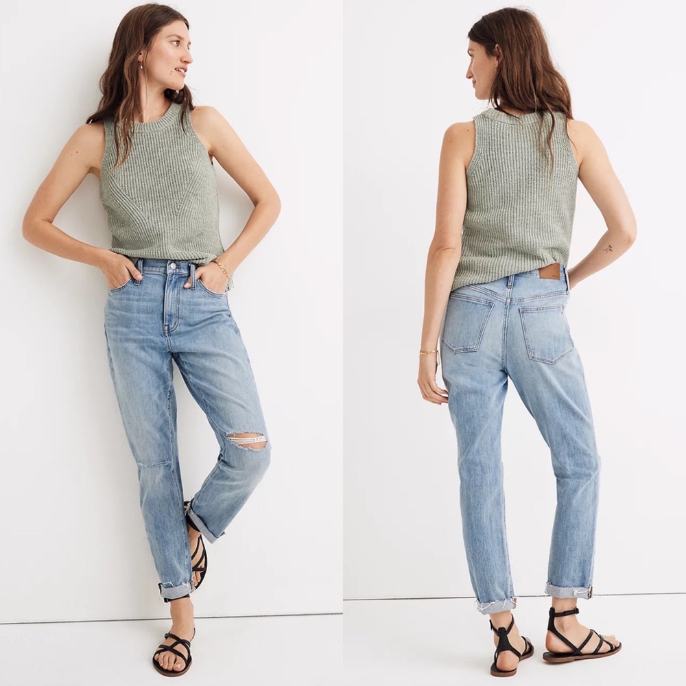 Madewell Petite High-Rise Slim Boyjean Elkhart